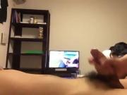 Ejaculate a friend with a handjob