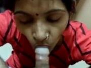 Desi bhabhi blowjob me