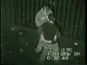 threesome catch by security cam FFM