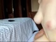 Huge white tits and big white cock
