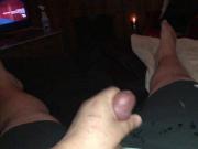 Shooting some cum