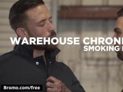 Jordan Levine with Lucky Daniels at Warehouse Chronicles Smo