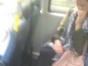 sexy mature feet in bus