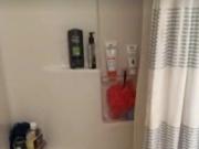Shower shy shaved
