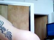 Tattooed amateur sex tape