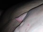 Close-up double cock ring creampie