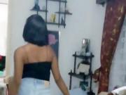 Sexy black girl dancing - what an ass.mp4