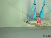 Latex Lara on the Yoga Swing