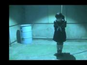 Japanese Schoolgirl tied and gagged in warehouse