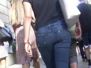 Babe in Jeans Nice Butt