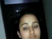 Indian college girl fingering in bathroom