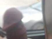 Playing with my Cock on a bus