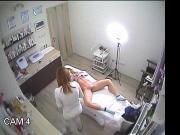 Hidden cameras. Beauty salon, hair removal pussy and ass