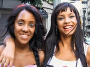 Threesome with Horny Ebony Latina BFFs in Barcelona