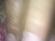 Wife close up pussy