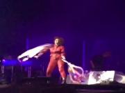 Sexy Regine Chassagne Dancing Pregnant With Her Eight Baby