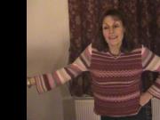 Mature milf stripping