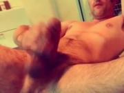 Fat cocked dilf with hairy pits jerks hog dick