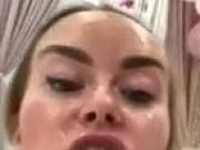 sucking, selfe, cum
