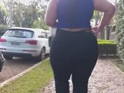 brazilian girl in skintight jeans and high heels 8