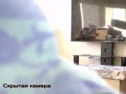 Fucked his wife in the morning in front of an open window
