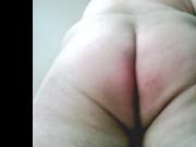 Horny chub shakes his ass