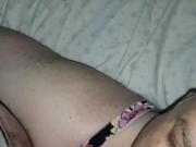 Sissy sucks out huge facial