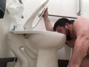 RYAN GERAGHTY LICKS A PUBLIC TOILET AND FLOOR