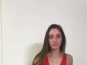 getting redy for masturbation on 6this sex bomb