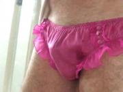 Pink ruffle panties