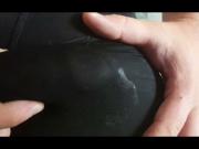 Cum in Nike Tight Shorts