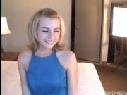 Hot blonde teen fucked by a big cock after prom