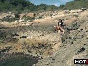Making My Pussy Squirt At A Public Beach