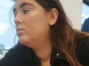 candid cutie on the train