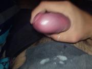 ball chains playing cum shots