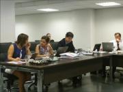 Sexy Heelpopping Feet Shoeplay at Council Meeting