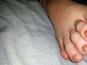 my gf's dirty feet