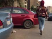 Another Hijabi with Tight Jeans and Nice Ass Walking!