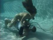 Scuba girl pool care
