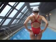 big booty japanese swim lesson