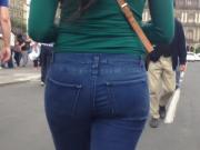 Tight ass in jeans, culo apretado