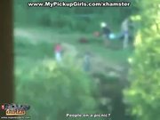 Two dicks for a brunette