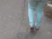 Candid feet and shoes Jana