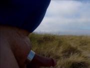 Public Masturbation on the beach