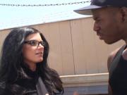 India makes black dude clean her boat