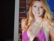 A cumtribute to Bella Thorne #1