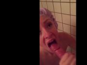 Incredible Shower Blowjob
