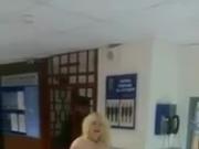 Woman naked in police station