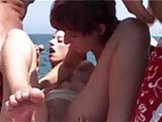 Threesome on a boat FM 14
