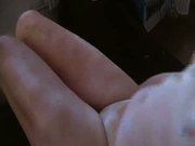 Hands free cock massage and slow cum shot